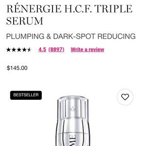 Lancome Renergie H.C.F. Triple Serum NIB. 1.69oz